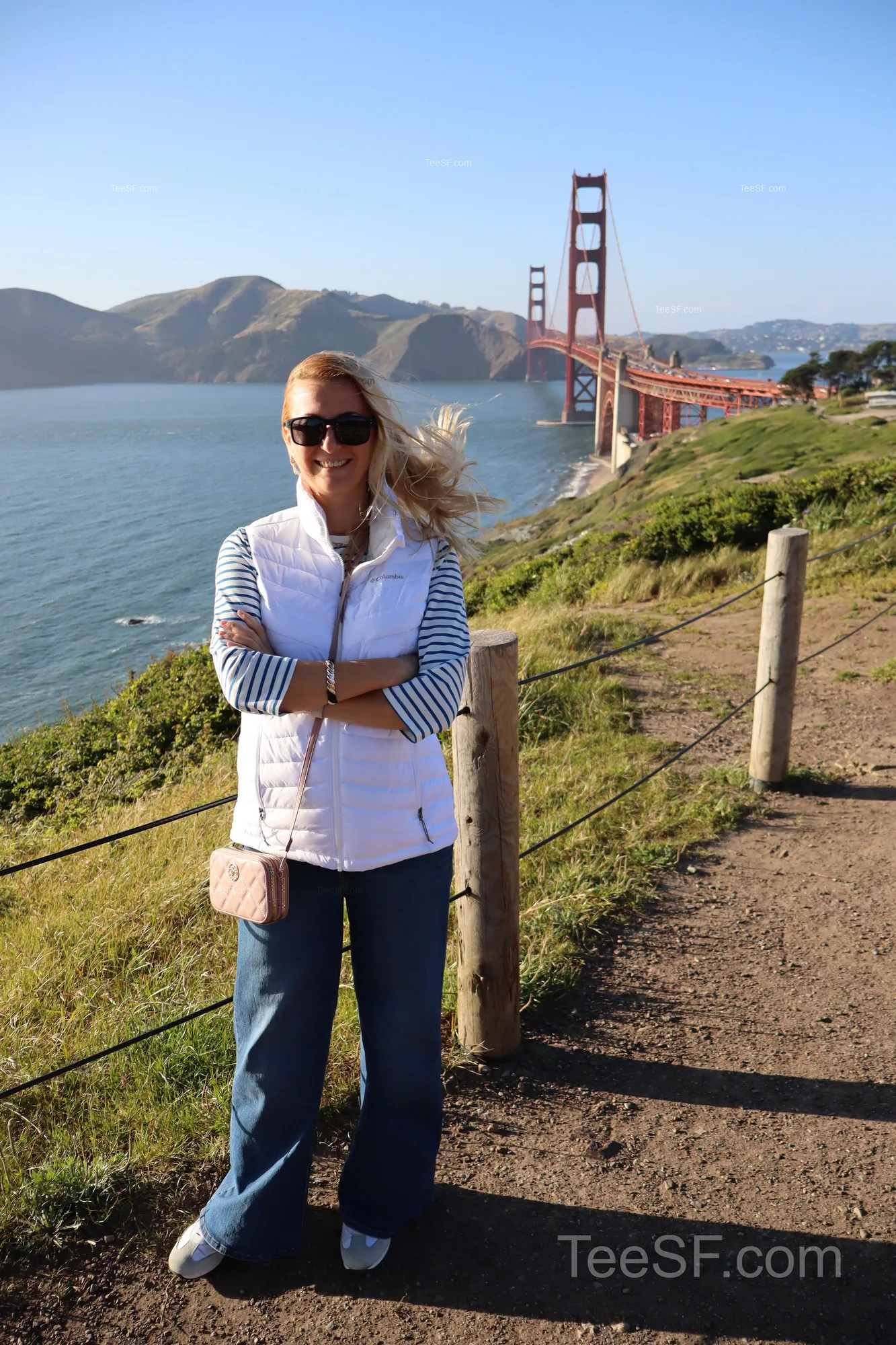 golden Gate Bridge Overlook Portrait during a Stripe Sessions 2026 visit in San Francisco.